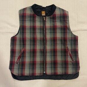 Vintage Plaid Kodiak Vest Used
